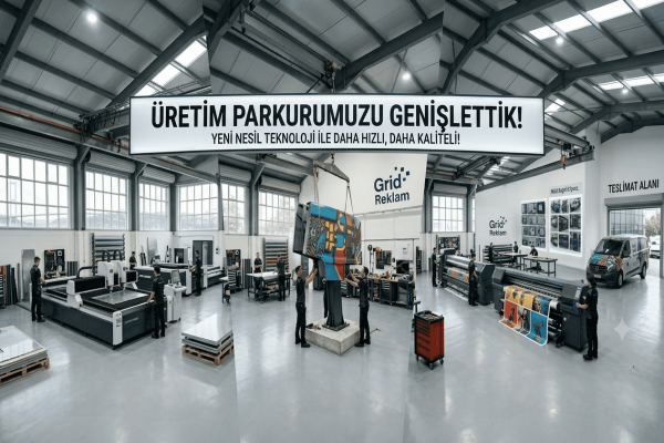 Üretim Parkurumuzu Genişlettik